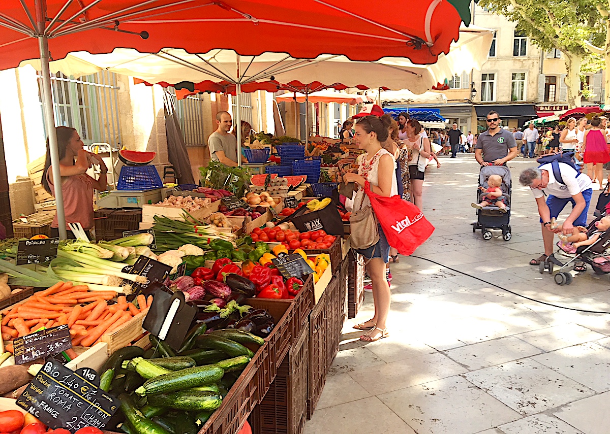 Market day is a good way to find picnic items and meet locals